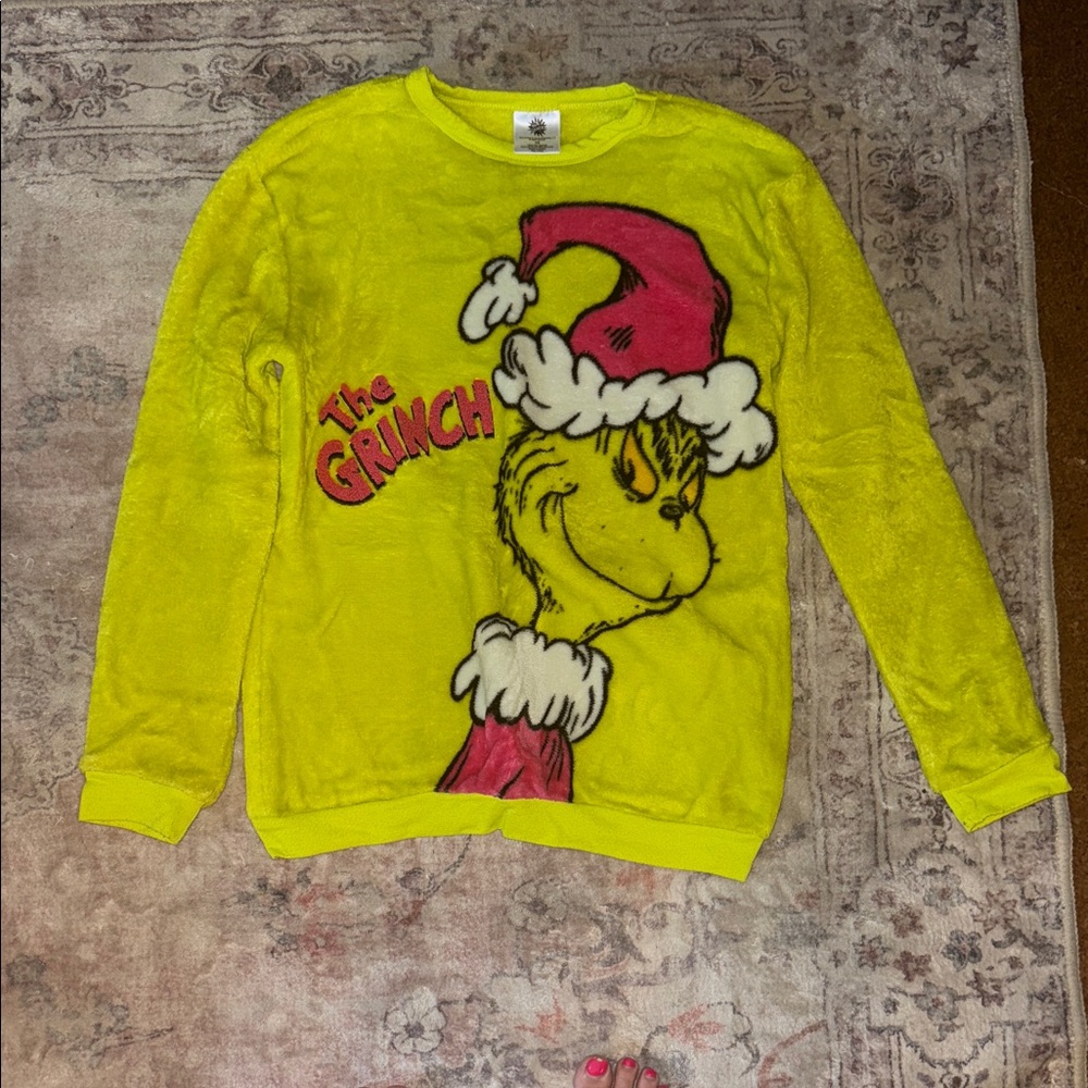 The Grinch Long Sleeve Yellow Top